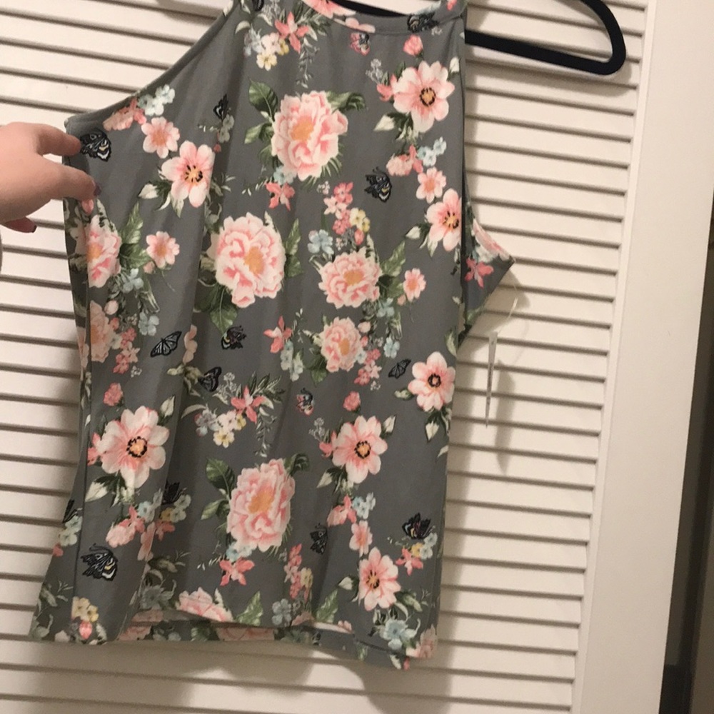 Floral tank top